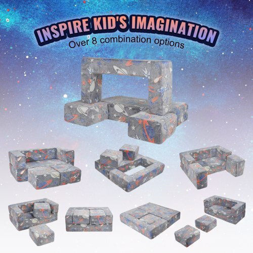 Kindersofas Gray 4Stück
