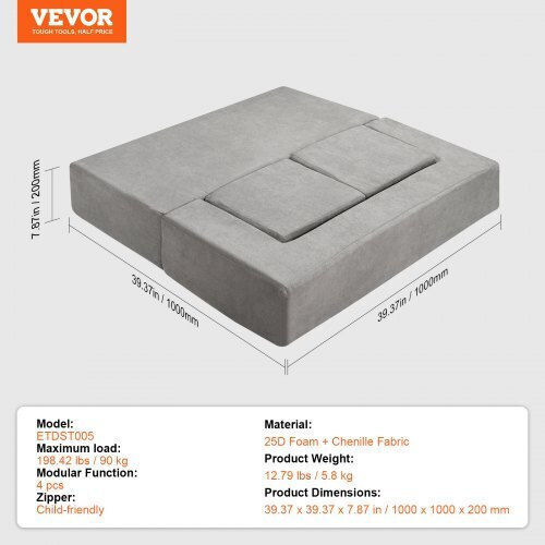 Kindersofas Gray 4Stück