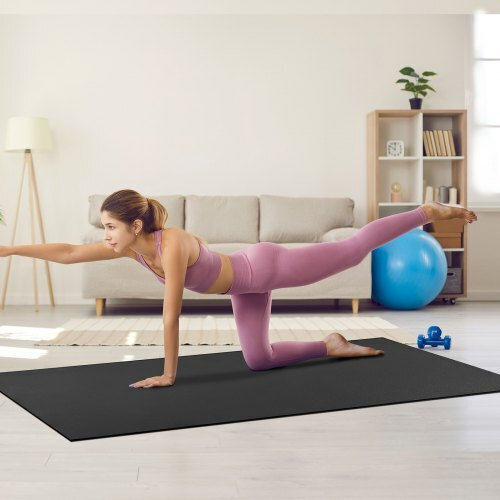Vevor Στρώμα Γυμναστικής Pilates Μαύρο (243.84x152.4cm)