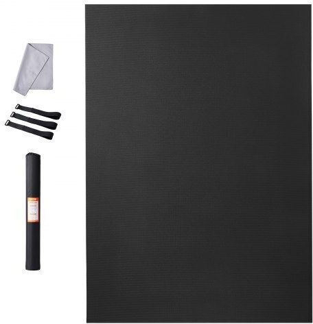 Vevor Στρώμα Γυμναστικής Pilates Μαύρο (243.84x182.88cm)