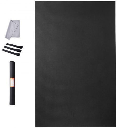 Vevor Exercise Mat Black with Carry Strap (274.32x182.88cm)