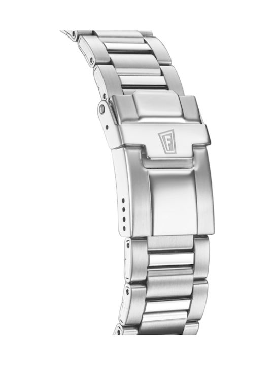 Festina Men's Watch 45mm Chronograph Battery with Silver Metal Bracelet
