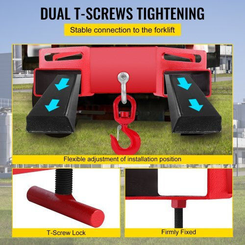 Vevor Stapler for Load Weight up to 3t in Rot Color