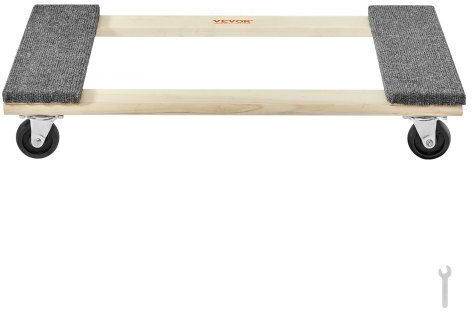 Vevor Transport Trolley for Weight Load up to 454kg White
