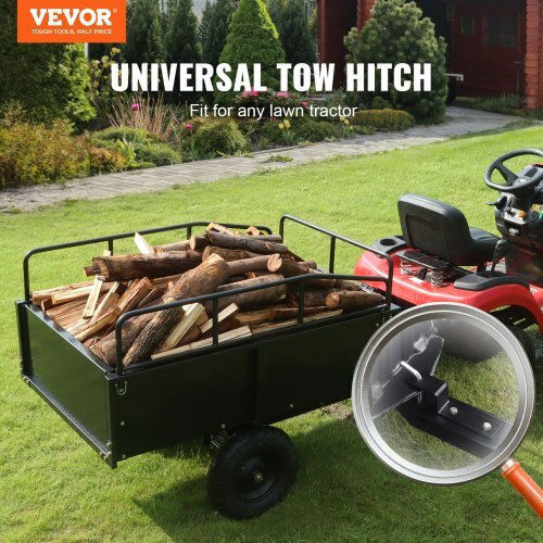 Vevor Transport-Wagen for Load Weight up to 750kg in Schwarz Color