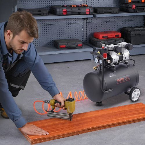 Vevor Air Compressors 80dB with Power 1hp and Airtank 8lt WYWSKYJ30L75E7TAMV2