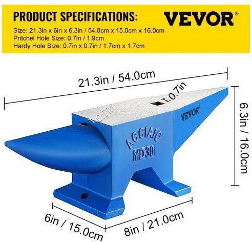 Vevor Αμόνι 30KGGZ00000000001V0