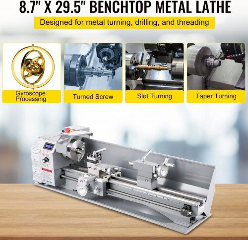 Vevor Μηχανουργικός Τόρνος JSMNCC220X750-001V2 με Ισχύ 1.1kW
