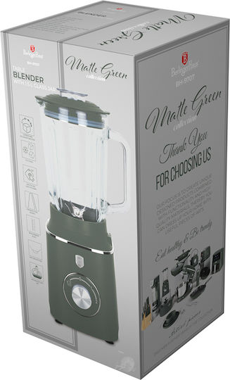 Berlinger Haus Μπλέντερ με Γυάλινη Κανάτα 1.5 lt 1000W Πράσινο BH-9707