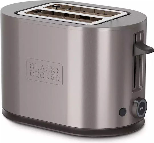Black & Decker Toaster 2 Schlitze 900W Inox