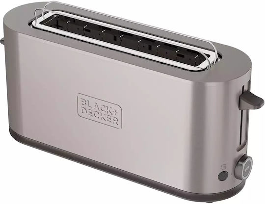 Black & Decker BXTO1002E Toaster 2 Slots 1000W Inox