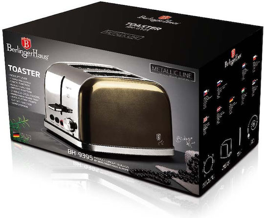 Berlinger Haus Toaster 2 Slots 850W Black