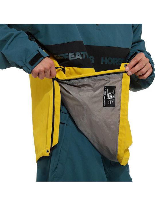 Horsefeathers OM322D Мъжко Яке за Ски и Сноуборд Тюркоазен
