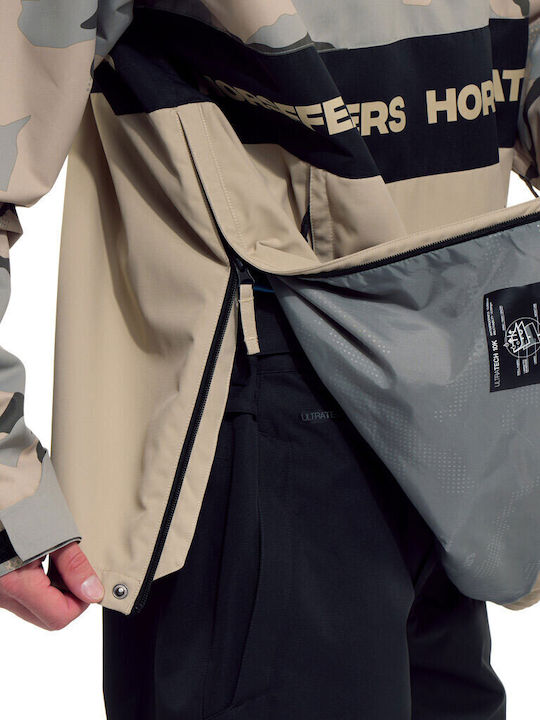 Horsefeathers OM322C Masculin Jachetă pentru Schi & Snowboard Bej