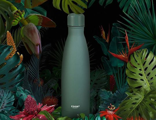 Μπουκάλι Θερμός Ανοξείδωτο 500ml Πράσινο