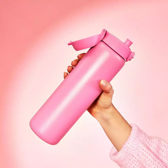 Ion8 Flasche Thermosflasche Rostfreier Stahl BPA Frei 920ml Rosa mit Mundstück