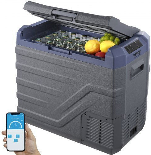 Vevor Φορητό Ψυγείο 45lt 100-240V / 12V / 24V Γκρι