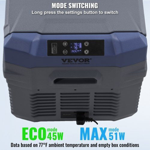 Vevor Преносим Хладилник 25л Капацитет 100-240V / 12V / 24V Сив