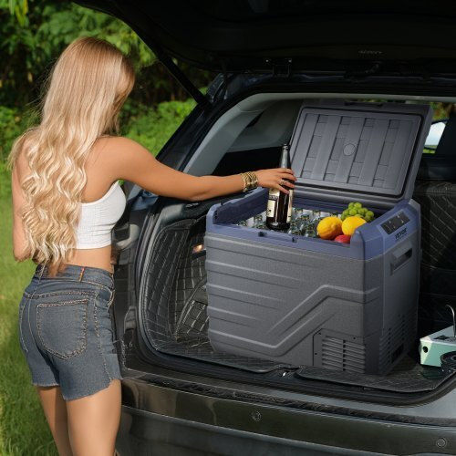 Vevor Φορητό Ψυγείο 45lt 100-240V / 12V / 24V Γκρι