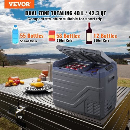 Vevor Φορητό Ψυγείο 40lt 100-240V