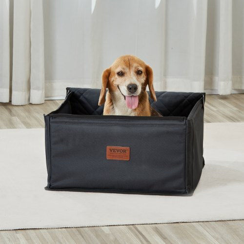 Vevor Waterproof Dog Car Seat Black
