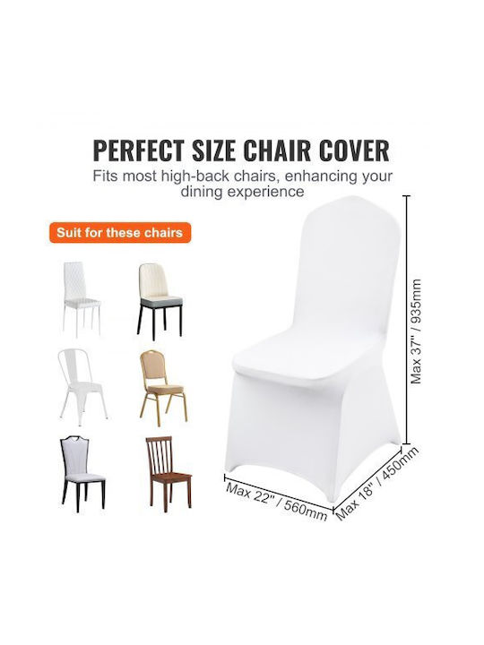 Vevor Elastic Cover for Chair White 1pcs ZYT150PCSBSQB0001V0