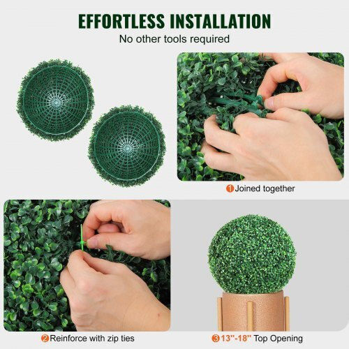 Tufă Artificială Verde 50cm 2buc Vevor