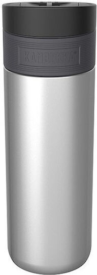 Kambukka Etna Ποτήρι Θερμός Ανοξείδωτο 500ml Silver με Επιστόμιο