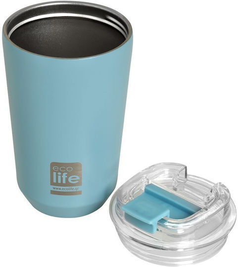 Ecolife Coffee Cup Glass Thermos Stainless Steel BPA Free 360ml Ecolife