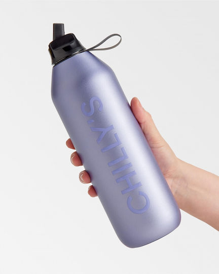 Chilly's Series 2 Flip Thermosflasche Rostfreier Stahl BPA-frei 1lt Series mit Stroh