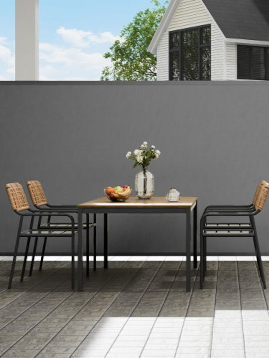Vevor Seitenmarkise Terrasse Gray 1.6x3m