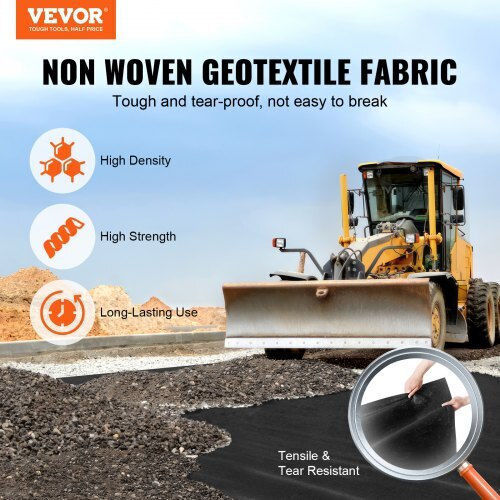 Vevor WFB4100FT80A63RF2V0 Țesătură Pentru Acoperirea Solului 30.48x30.5m Neagră