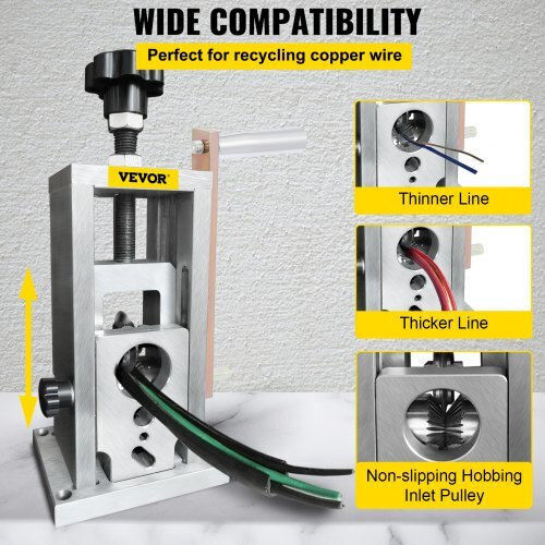 Vevor Adjustable Wire Stripper with Length 220mm Electric