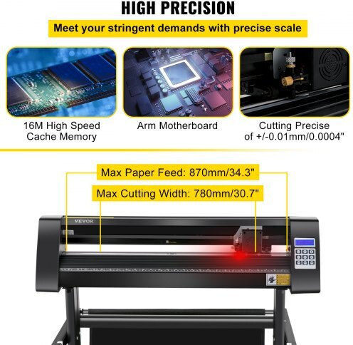 Vevor Vinyl Cutter 870mm Optical Eye Support Signmaster Windows Kzjrjbzddzjocro4rv2
