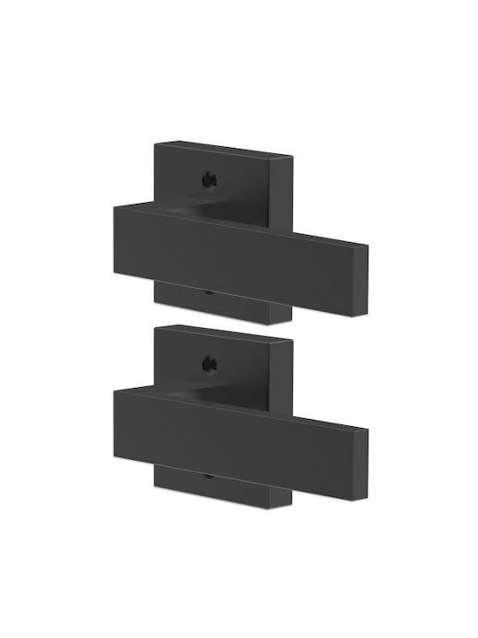 Mâner Ușă Vevor Simplu 2 Bucăți Negru Mat Wgnmbs2jfx0052dbpv0