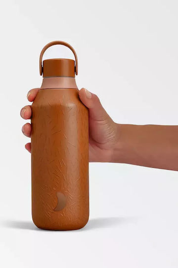 Chilly's Series 2 Elements Thermos Bottle Stainless Steel BPA Free 500ml Fire Orange