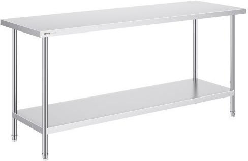 Vevor Stainless Steel Workbench 24x72x34in Cfbxggztlcwjfvl3yv0