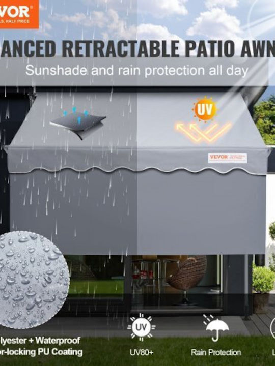 Vevor Zelt Terrasse Gray 2x1.2m