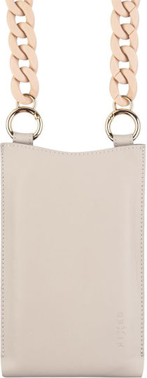 Fixed 7" Phone Case Fixed Universal Shoulder Bag Venezia Leather Fixven-cr Cream 8591680171149