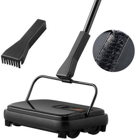 Vevor Manual Carpet Sweeper 20 cm Sweeping Width 300 ml Bin Cleans Dust & Pet Hair Gsqsqbddbdd11gaydv0