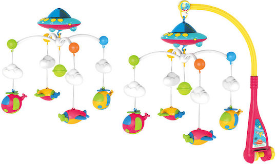 Lean Toys Mobile for Cot with Music and Projector for 0++ Months
