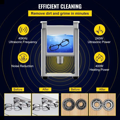 Vevor Ultrasonic Cleaner 10lt with Digital Timer