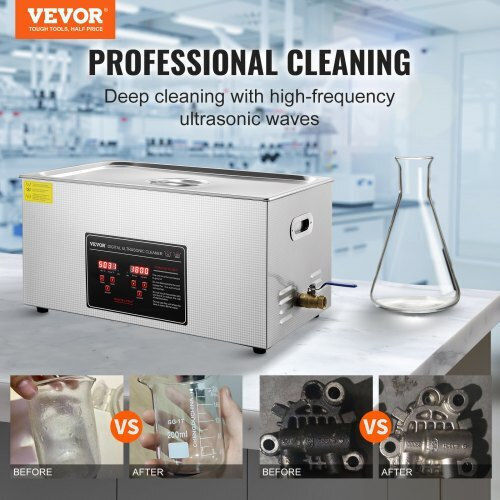 Vevor Ultraschallreiniger 22lt Edelstahl mit Digitalem Timer