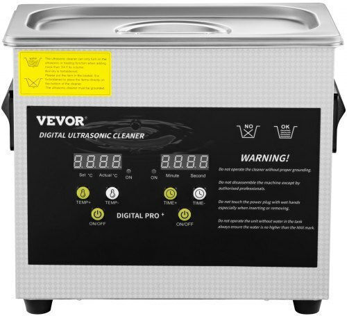 Vevor Ultrasonic Cleaner 3lt with Digital Timer