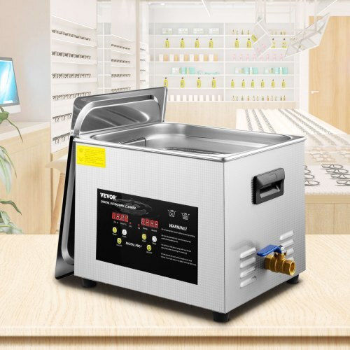 Vevor Καθαριστής Υπερήχων 15lt με Ψηφιακό Χρονοδιακόπτη