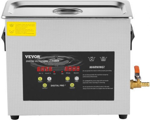 Vevor Ultrasonic Cleaner 6lt with Digital Timer