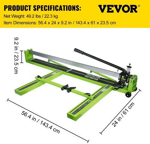 Vevor Tile Cutter Manual 47mm