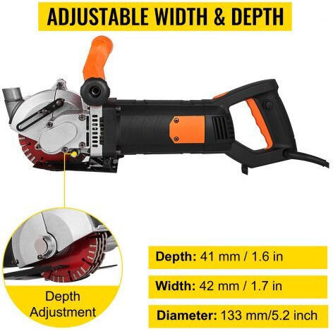 Vevor Electric Cut Off Saw with Diameter 42mm and Speed 6500rpm 4.8kW