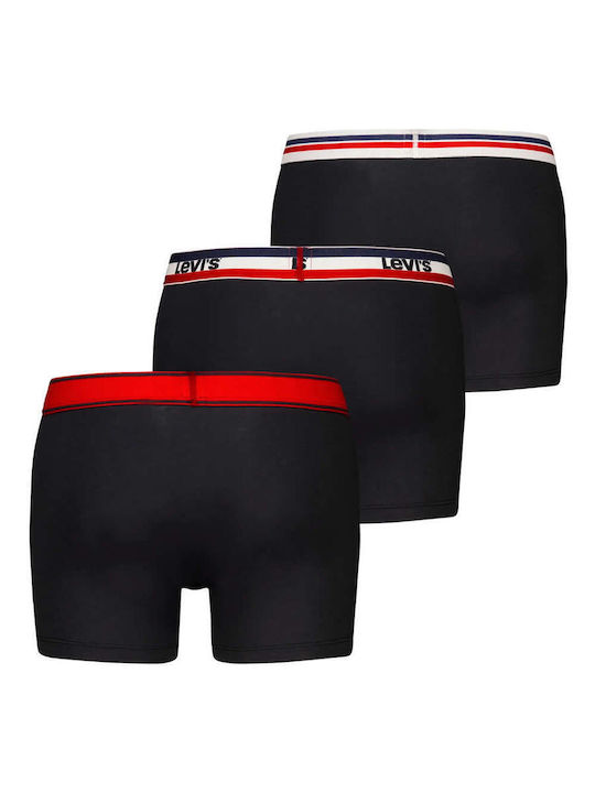 Levi's Men's Boxers 3Pack Black Combo