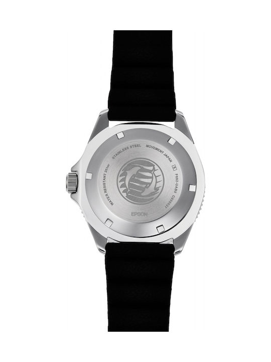 Orient Men's Watch 42mm Automatic with Black Rubber Strap